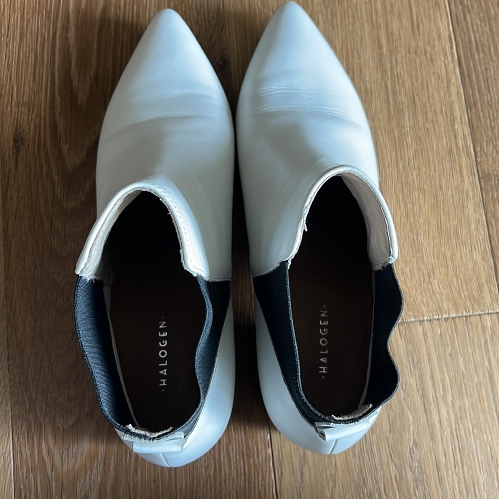 White Halogen Booties - Picture 3 of 4